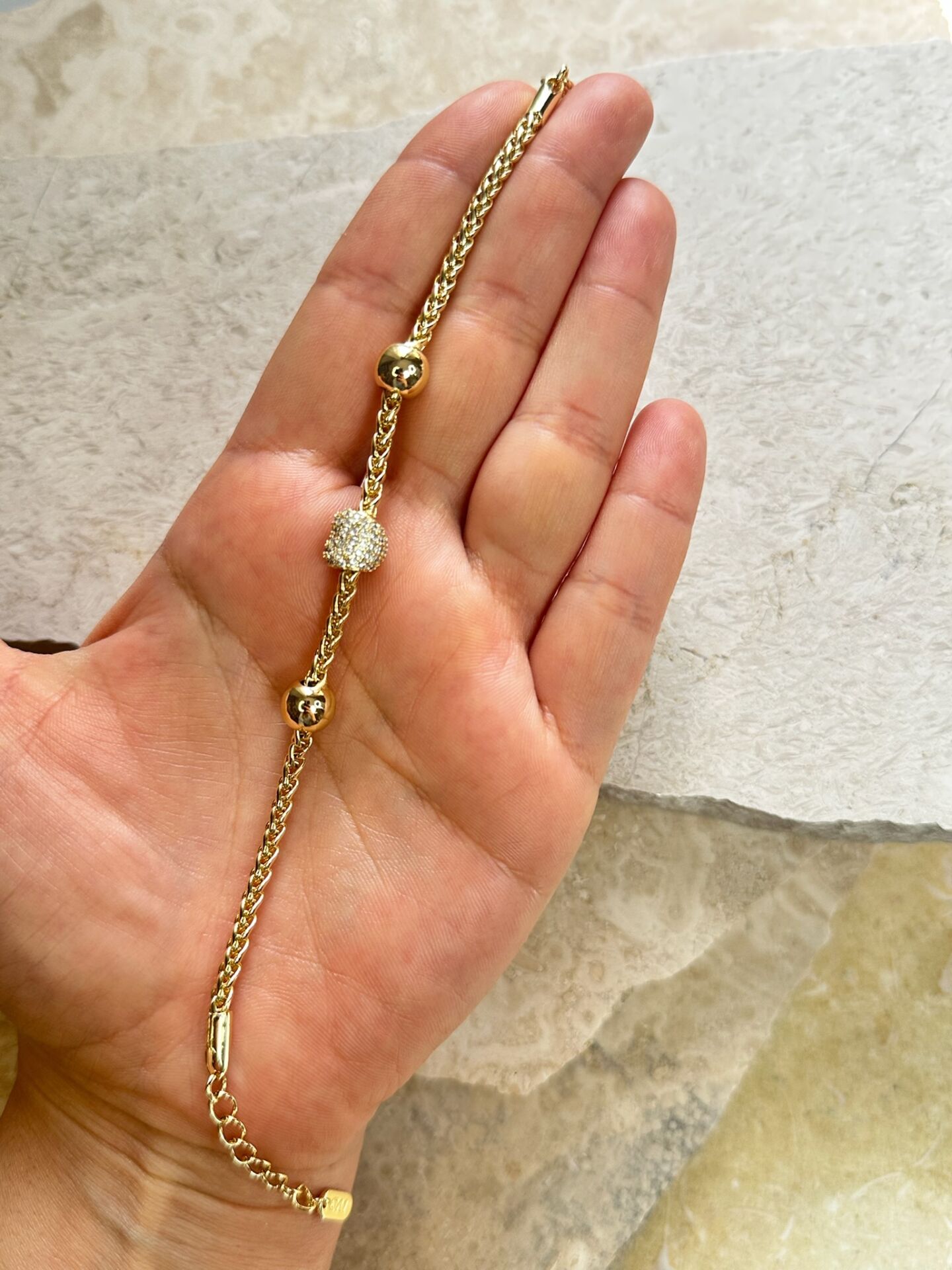 Premium Altın Kaplama Bileklik | VIP Özel Seri | Xuping Tarzı Işıltı | Gold Renk