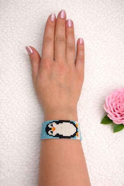 Miyuki Penguen Bileklik | El Yapımı | Ayarlanabilir