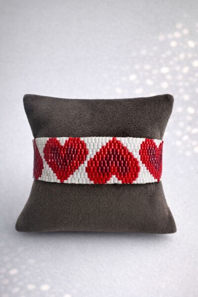 Miyuki Kalp Desenli Bileklik | El Yapımı