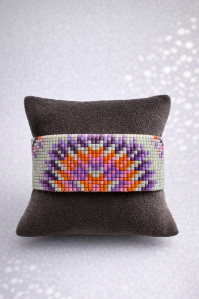 Miyuki Renkli Desenli Bileklik | El Yapımı | Ayarlanabilir