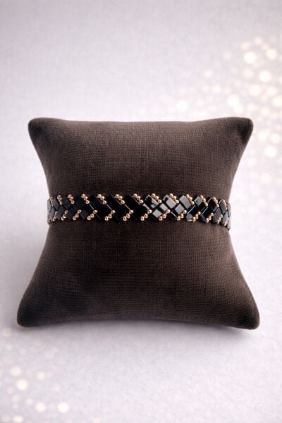 Miyuki Tila Örgü Bileklik | El Yapımı | Ayarlanabilir