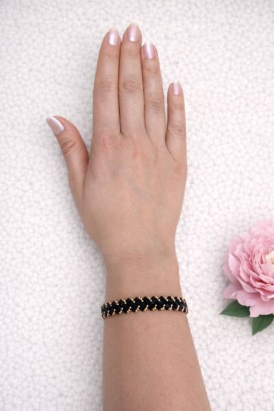 Miyuki Tila Örgü Bileklik | El Yapımı | Ayarlanabilir