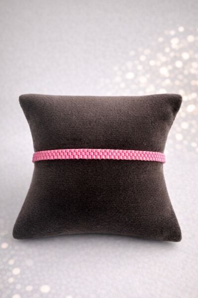 Miyuki Minimal Düz Renk Bileklik | El Yapımı | Ayarlanabilir