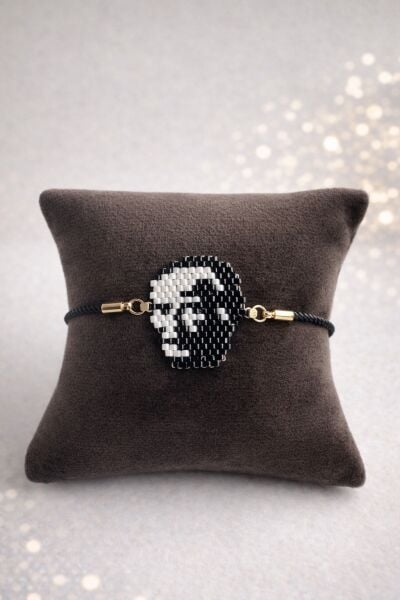 Miyuki Atatürk Figürlü İp Bileklik | El Yapımı | Ayarlanabilir