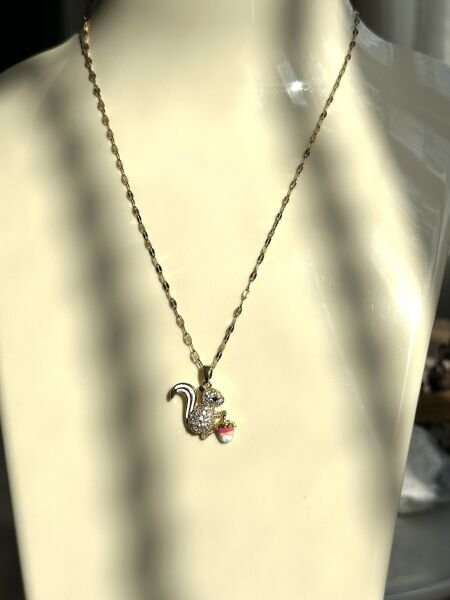 Sincap Çelik Kolye | 316L Paslanmaz Çelik | Gold/Silver Renk | Suya Dayanıklı Gold