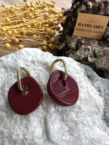 Modern Tasarım Küpe | Trend Model - Yazlık Stil - Gold Renk