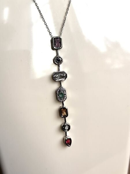 7 Element Çelik Kolye | 316L Paslanmaz Çelik | Gold/Silver Renk | Suya Dayanıklı Silver