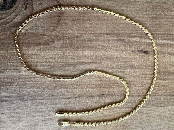 Premium Altın Kaplama Kolye | VIP Özel Seri | Xuping Logolu-60 Cm | Gold Renk