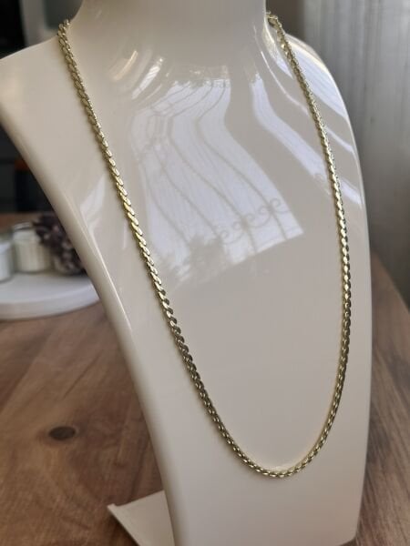 Premium Altın Kaplama Kolye | VIP Özel Seri | Xuping Logolu-60 Cm | Gold Renk