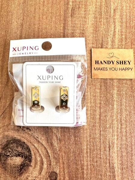 Vintage Clover Premium Altın Kaplama Küpe | VIP Özel Seri | Xuping Logolu