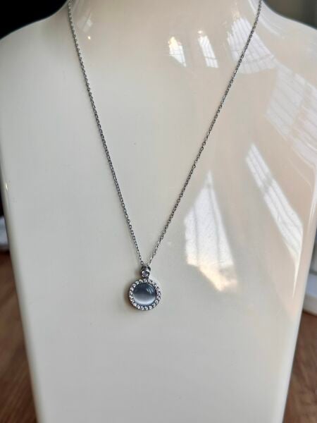 Çelik Kolye | 316L Paslanmaz Çelik | Gold/Silver Renk | Suya Dayanıklı Silver