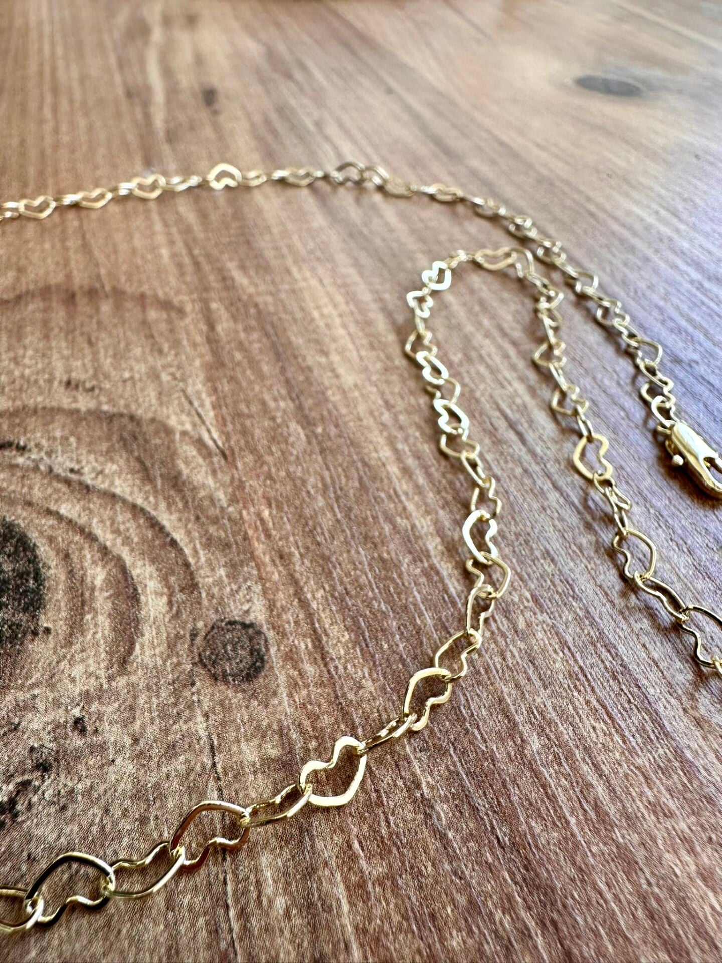 Geçmeli Kalp Detay Altın Kaplama Kolye | VIP Özel Seri | Gold Renk - 60 Cm