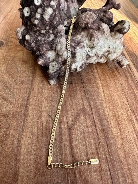 İnce Gurmet Zincir Bileklik | VIP Premium | CM Logolu | Gold Renk