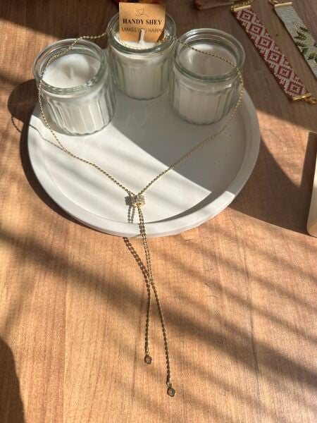 Taşlı Sabit Y Model Altın Kaplama Kolye | VIP Özel Seri - 40 Cm